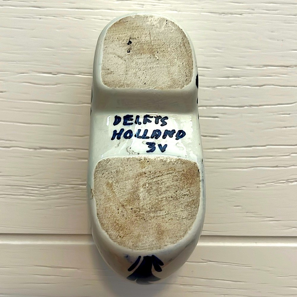 Delft Porcelain Windmill Boot - Picture 10 of 12